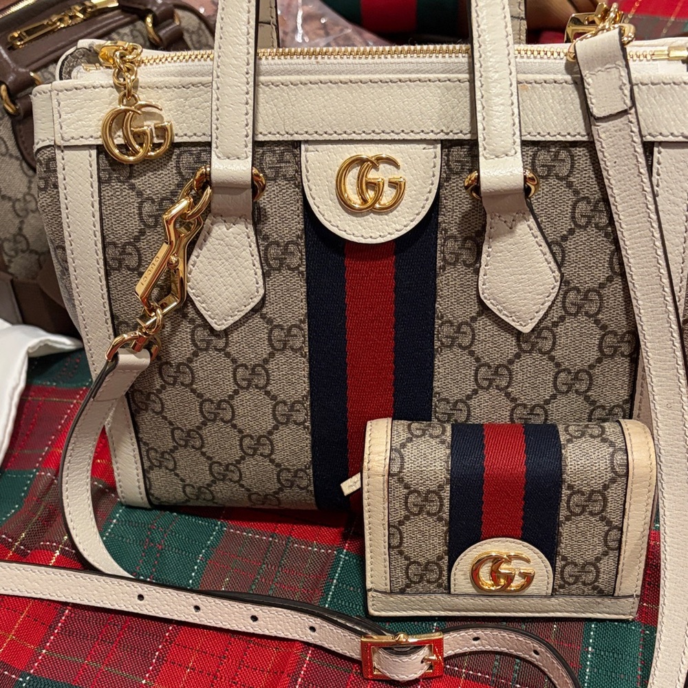 Gucci Crossbody Bag and Wallet Set